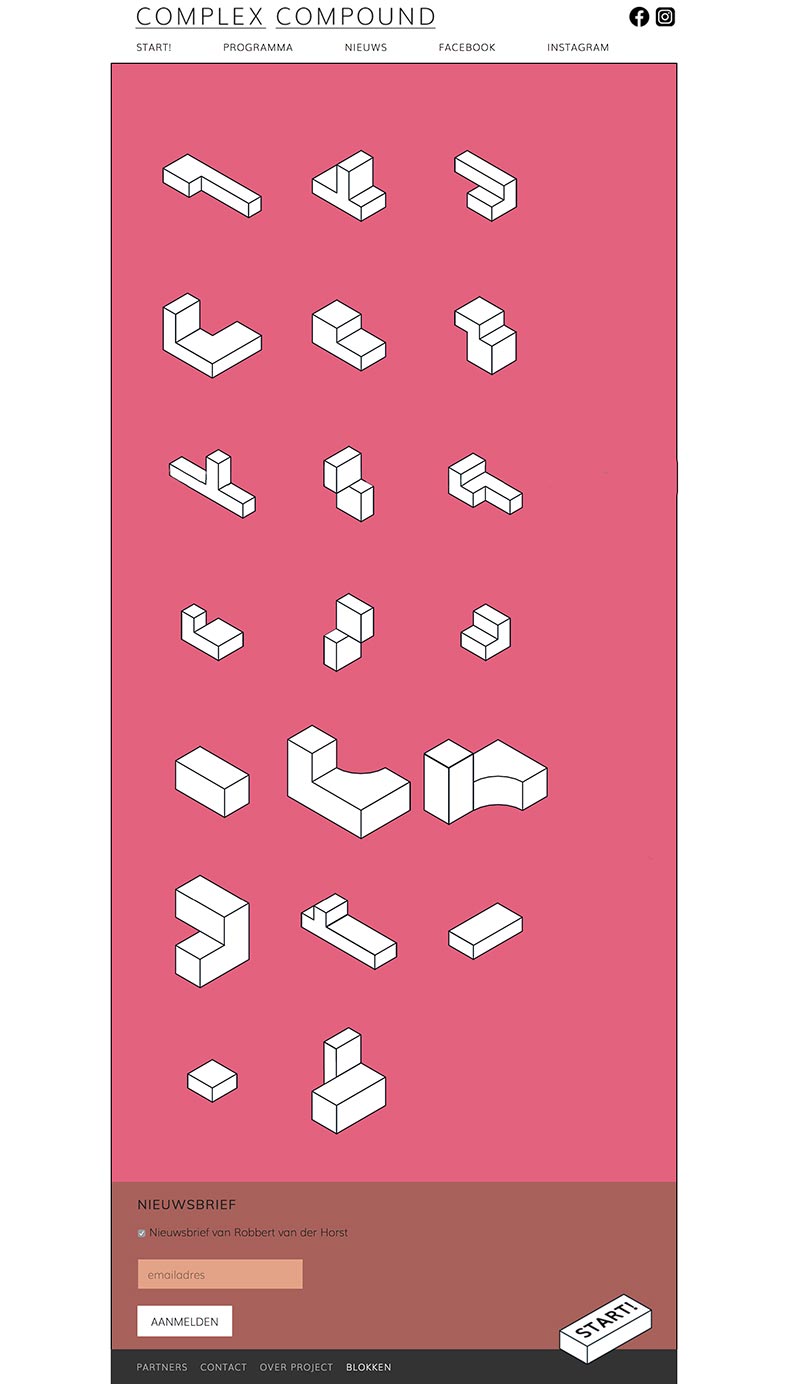 Kitty Molenaar  |  grafisch ontwerpen  |  website | complex compound | vluchtige bouwwerken