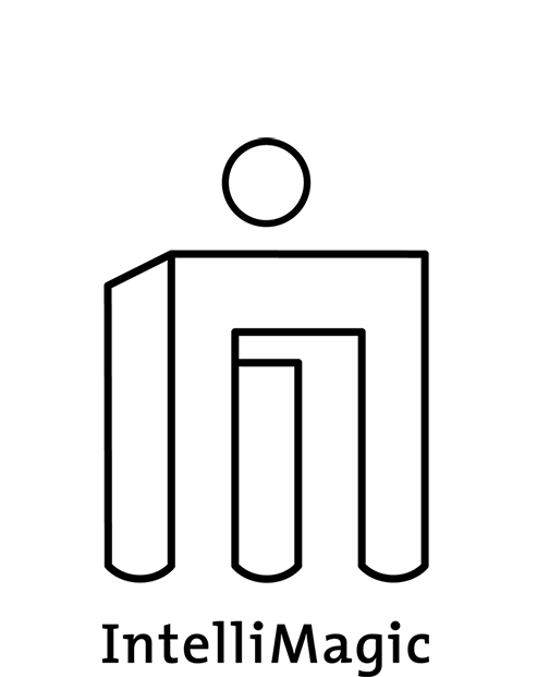logo voor intellimagic: een onmogelijk figuur waar een 'i' en een 'm' in verwerkt zijn
