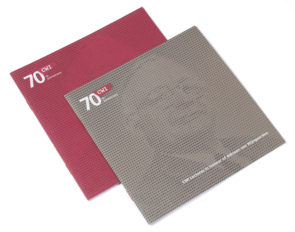 programmaboekje voor de van wijngaarden award van het cwi